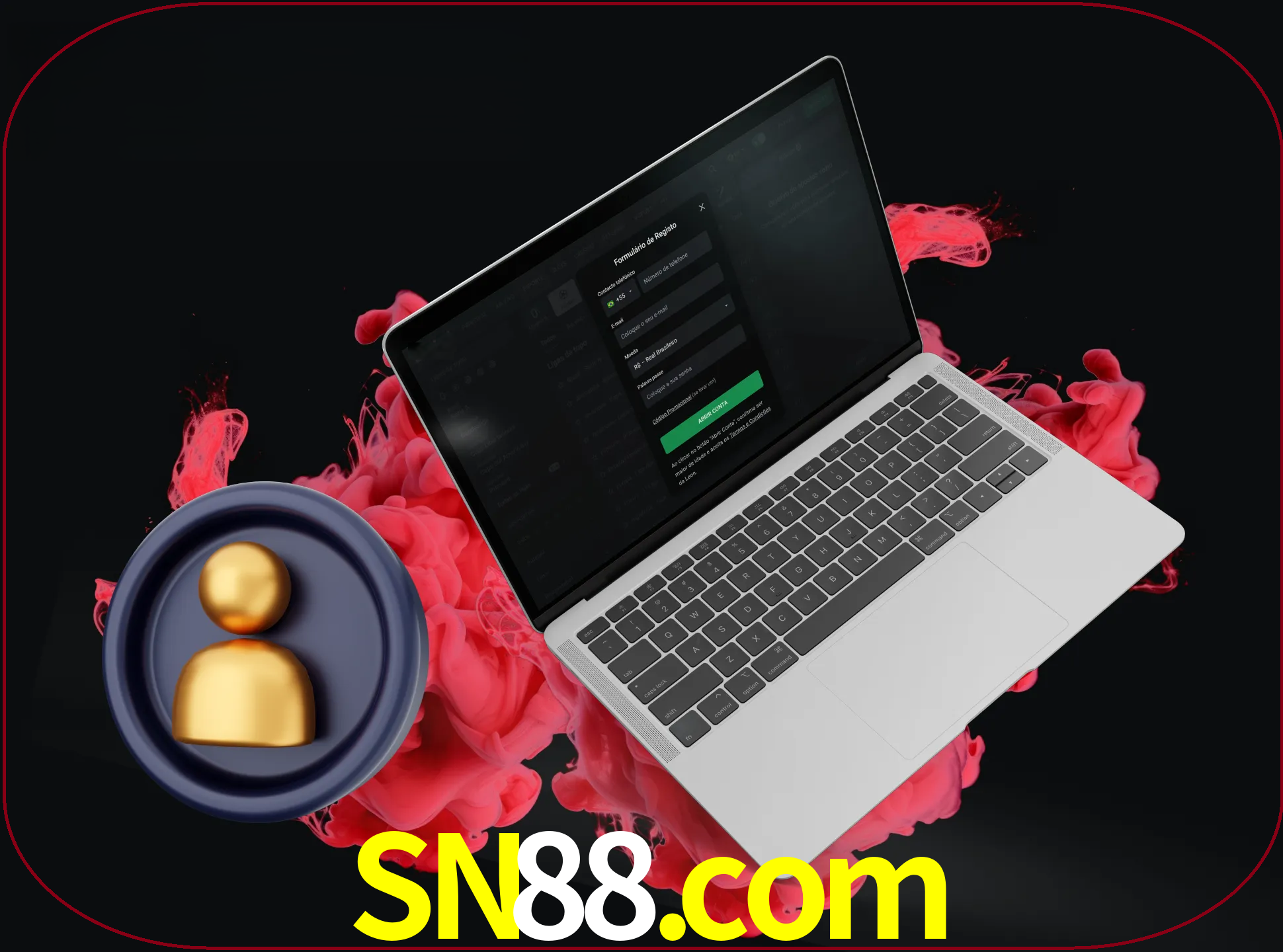 No cabeçalho do site sn88, clique no botão que o levará a um formulário especial onde terá de introduzir as suas informações actuais.